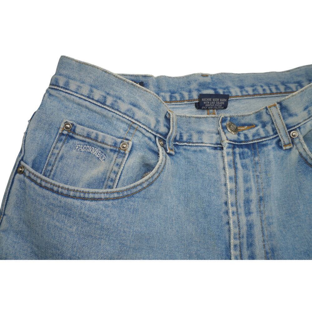 F. by Faconnable Vintage High-Waisted Light Wash Jeans – Women’s Size 14 - Picture 5 of 12